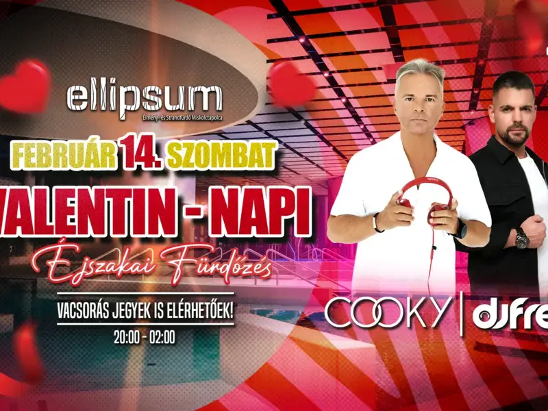 VALENTIN-NAPI Éjszakai Fürdőzés