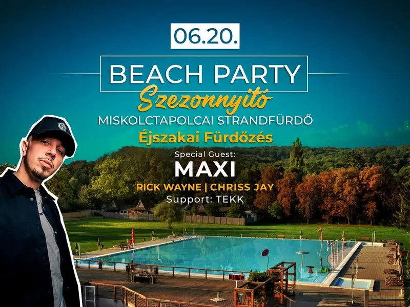 Beach Party – Szezonnyitó éjszakai fürdőzés