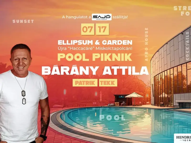 Ellipsum POOL PIKNIK – Éjszakai Fürdőzés
