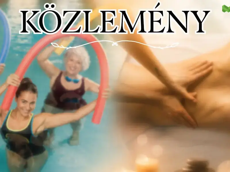 ÚJRA ELÉRHETŐ LESZ A VÍZITORNA ÉS A MASSZÁZS AZ ELLIPSUMBAN!