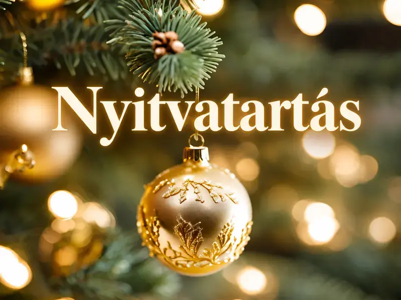 Ünnepi nyitvatartás az Ellipsum Élményfürdőben – 2026. karácsony és szilveszter