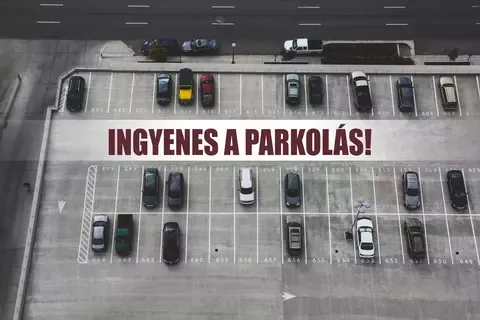 Ingyenes a parkolás!