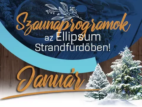 Péntekenként szaunaest, hétvégén tematikus szaunaprogramok az Ellipsum Strandfürdőben!