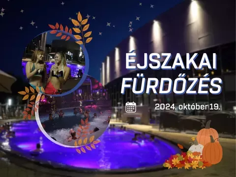 Októberi éjszakai fürdőzés