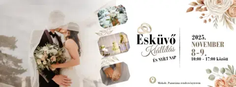 Esküvői Kiállítás és Nyílt Nap az Ellipsum Panoráma Rendezvényteremben