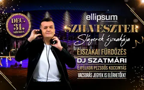 Szilveszteri Éjszakai Fürdőzés – Slágerek éjszakája az Ellipsumban
